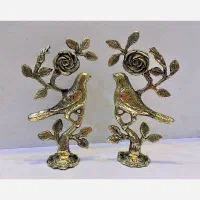 مجسمه برنجی جفت گنجشک