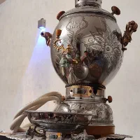 سماور گازی خوش رخ 6 لیتری بشرط