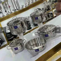 سرویس قابلمه و تابه کرکماز ترکیه تمام استیل آکبند