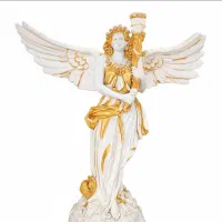 آباژور مجسمه فاخر فرشته،درارتفاع 2مترونیم