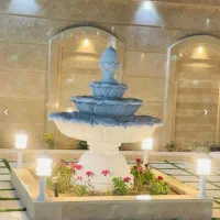 آبنما بتنی طبقانی طرح برگی سه طبقه
