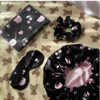 رو بالشتی ساتن و کش مو ساتن