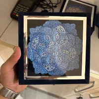 دو عدد قاب میناکاری