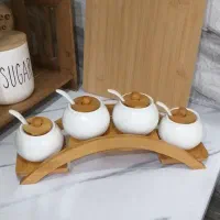 جا ادویه ای چوب بامبو