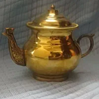 قوری برنجی قدیمی و سنگین