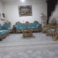 یک دست مبل ۱۰ نفره سلطنتی بسیار شیک و تمیز
