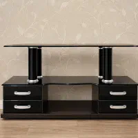 میز تلوزیون شیشه ای