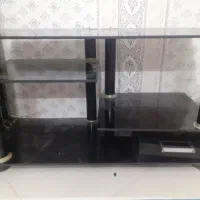 میز تلویزیون شیشه ای