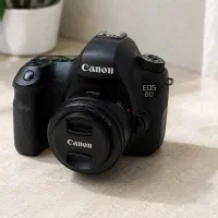 کانن 6D فول‌فریم . لنز 50mm . لوازم کامل