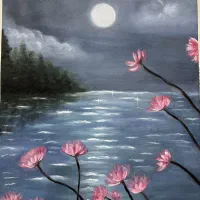 تابلو رنگ روغن سایز ۲۰*30