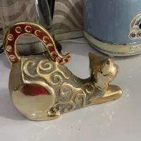 گربه دکوری طلایی