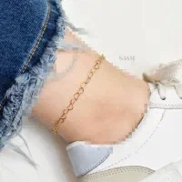 پابند های استیل و انگشتر پا ظریف