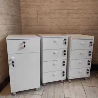 فایل ۳ کشو زیر میزی/ رنگ‌بندی/ تحویل فوری