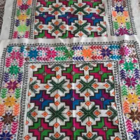 ۲ جفت پارچه کار شده سنتی