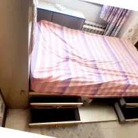 تختواب یک و نیم نفره با تشک ابعاد۱۳۰ ×۲۳۰