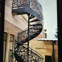 پله پیچ  مدل دور لوله گرد