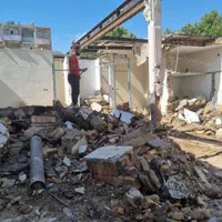 تخریب کامل ساختمان از oتا100