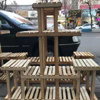 استند چوبی گل
