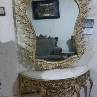 اینه و کنسول برنجی
