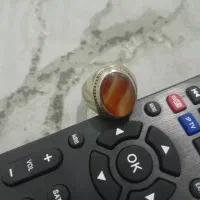 انگشتر نقره با نگین اصل ورکاب فیلی