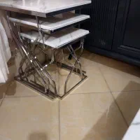 میز ناهار خوری۴ نفره میز جلو مبلی یه دست مبل چستر