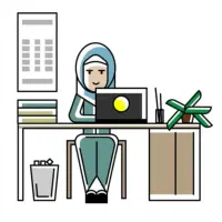 منشی خانوم مسلط به امور دفتری