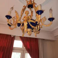 خریداروفروش لوستر برنجی برنزی آبکاری