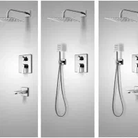 شیرالات توکار متعلقات تنوع رنگبندی