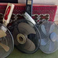 پنکه سقفی و پایه ای وکولرآبی و گاو صندوق