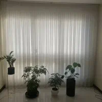 پرده حریر با آستر