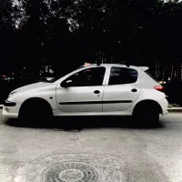 سپر wrc عقب / سپر gt جلو پزو ۲۰۶ سفید
