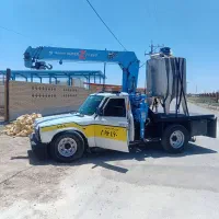 نیسان جرثقیل ۲تن دکل بلند. سبد بالابر شبانه روزی