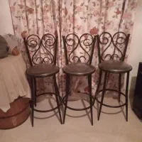 4عددصندلی فلزی نو