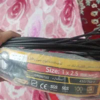 140متر سیم برق 1×2.5 رنگ قرمز و مشکی