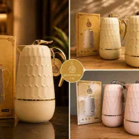 فلاسک ۱ لیتر داخل شیشه صورتی برند اچ کیو