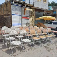 صندلی تاشو با قیمت مناسب.         لرستان زارع