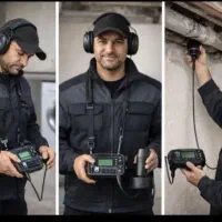 نشت یابی و تشخیص ترکیدگی لوله آب بادستگاه