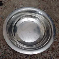 لگن استیل نیم متری نگیر قدیمی
