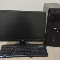 کامپیوتر سالم کیس و مانیتور، همراه با باند