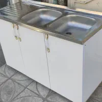 کابینت آماده زیر سینک زیر ظرفشویی عرض ۱۲۰