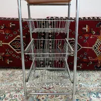 سبد سیب‌زمینی پیاز استیل