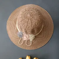 کلاه گلدار رنگبندی زیبا