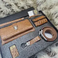 ست چرم طبیعی مردانه مدل لاکچری وسفارشی تولیدنخجیر