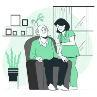 استخدام پرستار برای سالمند اقا