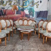 فرحی ۱۰‌ نفره با غذاخوری ۶نفره و جلو مبلی