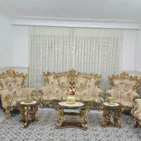 مبل سلطنتی استیل نو نو جهیزیه تمیز و سالم