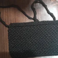 کیف دستباف با نخ مکرومه