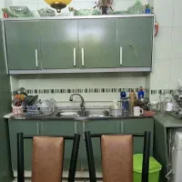 کابینت درب MDF بدنه فلزی