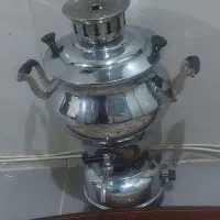 سماور گازی. سرخ کن . چرخ خیاطی