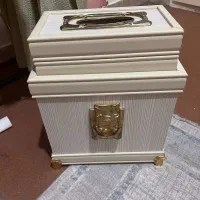 کریر نو ،ست سطل  و جا دستمال کاغذی